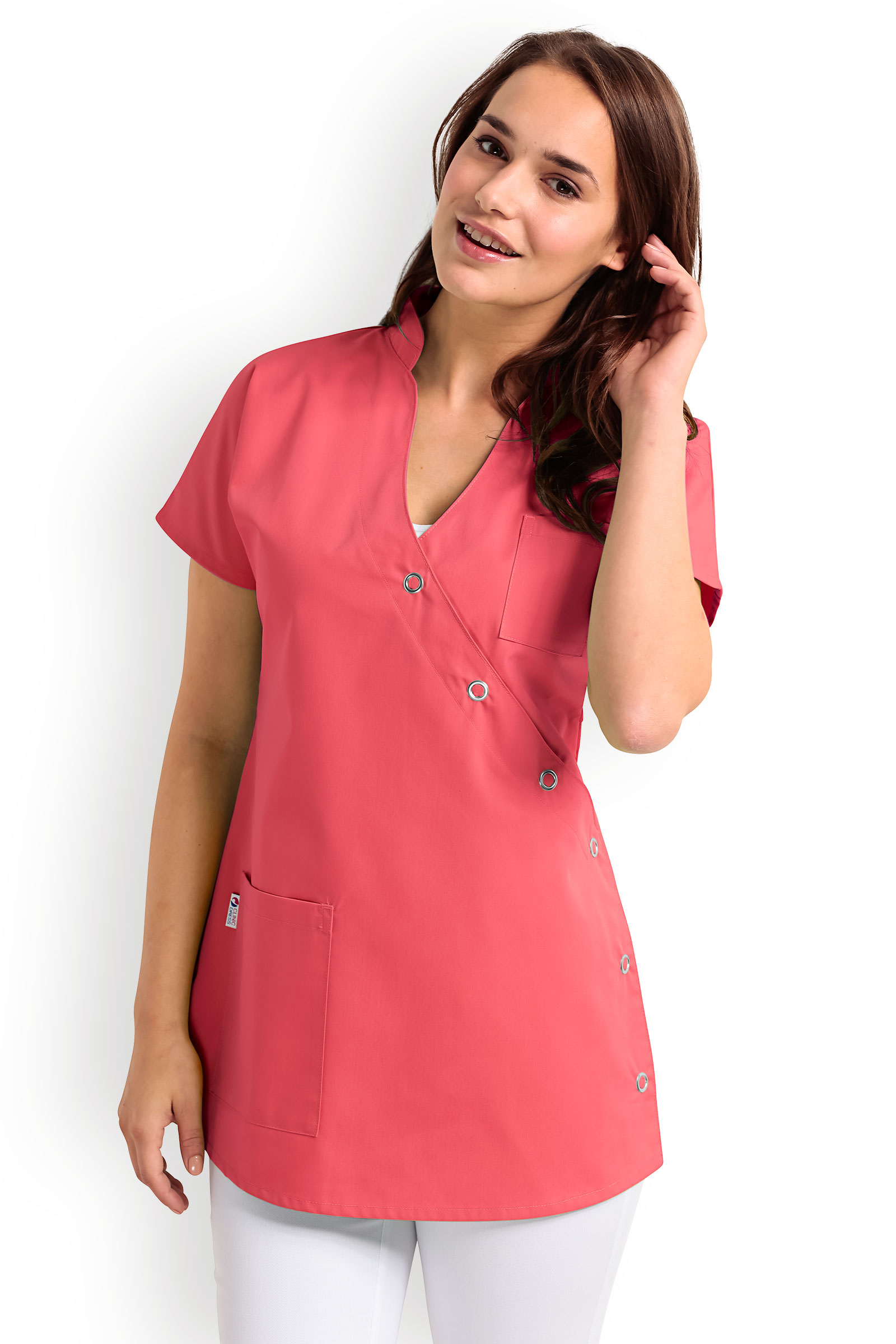 Naisten työtakki, neonpinkki