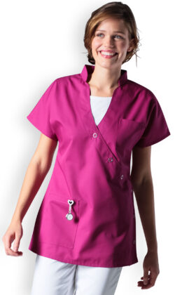Naisten työtakki, marjanpunainen