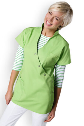 Naisten työtakki, omenanvihreä