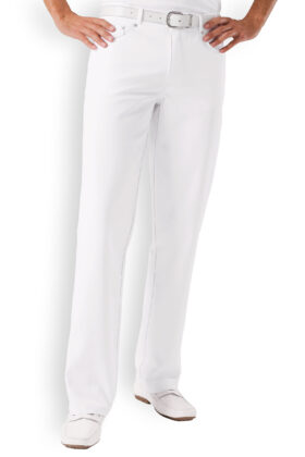 Miesten työhousut, valkoiset