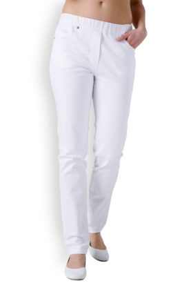 Leggingsit, valkoiset, stretch