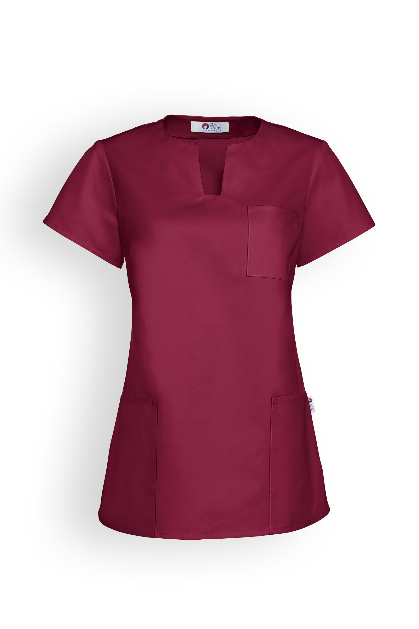 Naisten työtakki, bordoo punainen - Image 2