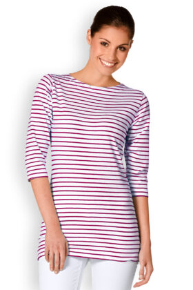 Raidallinen paita, bordoo punainen