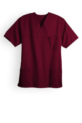 Työtakki, bordoo punainen, unisex