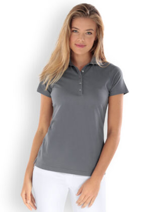 Naisten poolopaita, harmaa