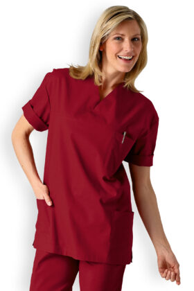 Työtakki 2kpl/paketti, tummanpunainen