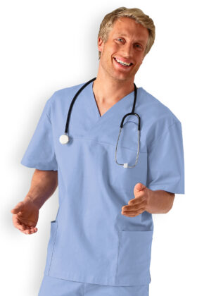 Työtakki 2kpl/paketyi, vaaleansininen