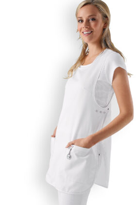 Essu, valkoinen, nepparit sivussa