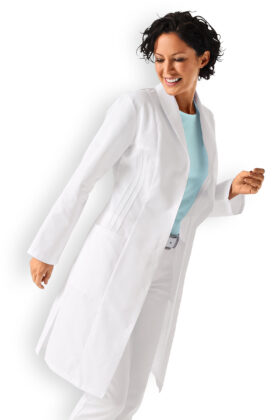 Naisten työtakki, valkoinen