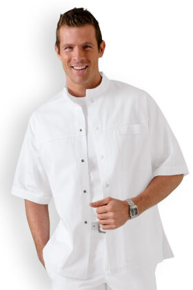 Miesten työtakki, valkoinen