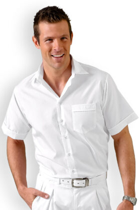 Paita, valkoinen, rintatasku