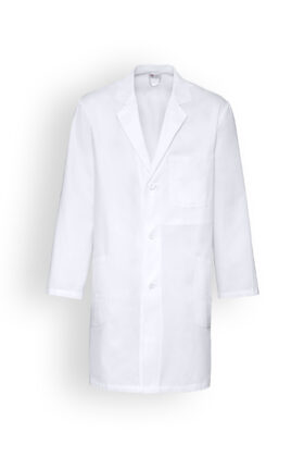 Miesten työtakki, valkoinen, 100% puuvilla