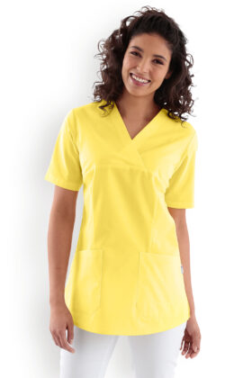 Naisten työtakki, keltainen