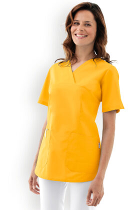 Naisten työtakki, keltainen