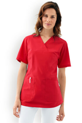 Naisten työtakki, punainen