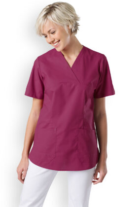 Naisten työtakki, marjanpunainen