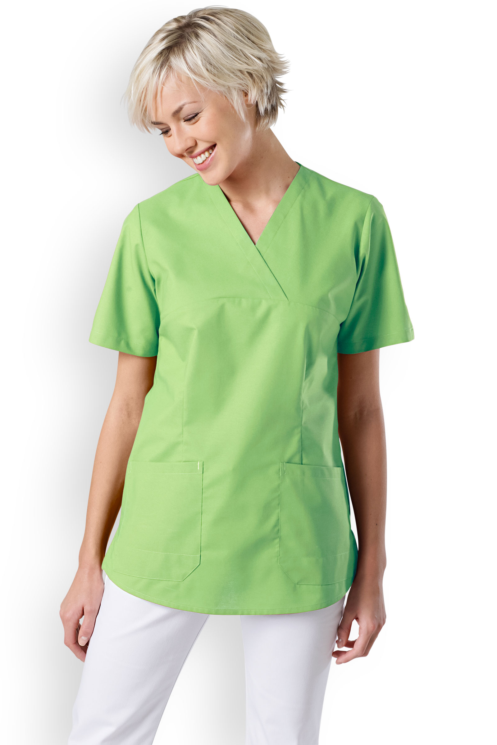 Naisten työtakki, omenanvihreä