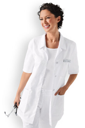 Naisten työtakki, lyhyet hihat