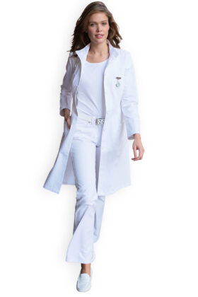 Naisten työtakki, valkoinen