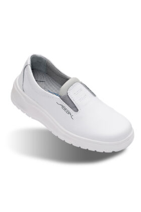 Työkengät Abeba, valkoiset, nahka, unisex