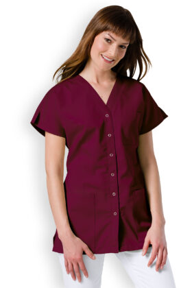 Naisten työtakki, bordoo punainen