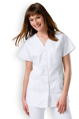 Naisten työtakki, valkoinen