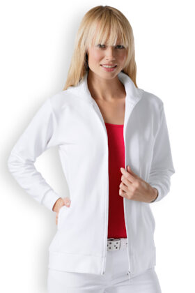 Naisten collegepaita, valkoinen