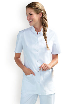 Naisten työtakki, valkoinen