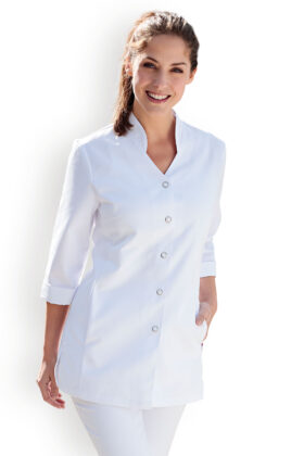 Naisten työtakki, valkoinen