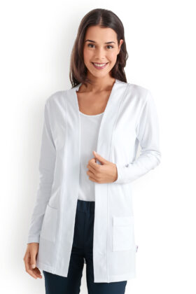 Naisten työtakki, valkoinen