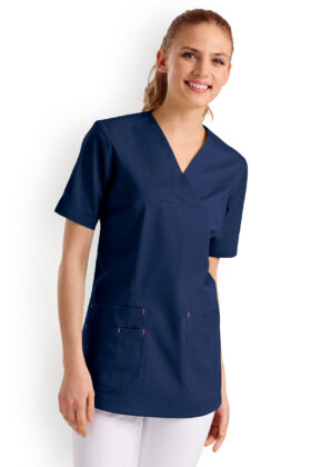 Naisten työtakki, tummansininen