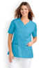 Naisten työtakki, turkoosinsininen
