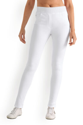 Leggingsit, valkoiset, kapea-malli