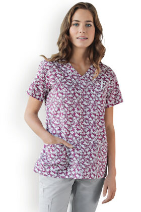 Naisten työtakki, marjanpunainen