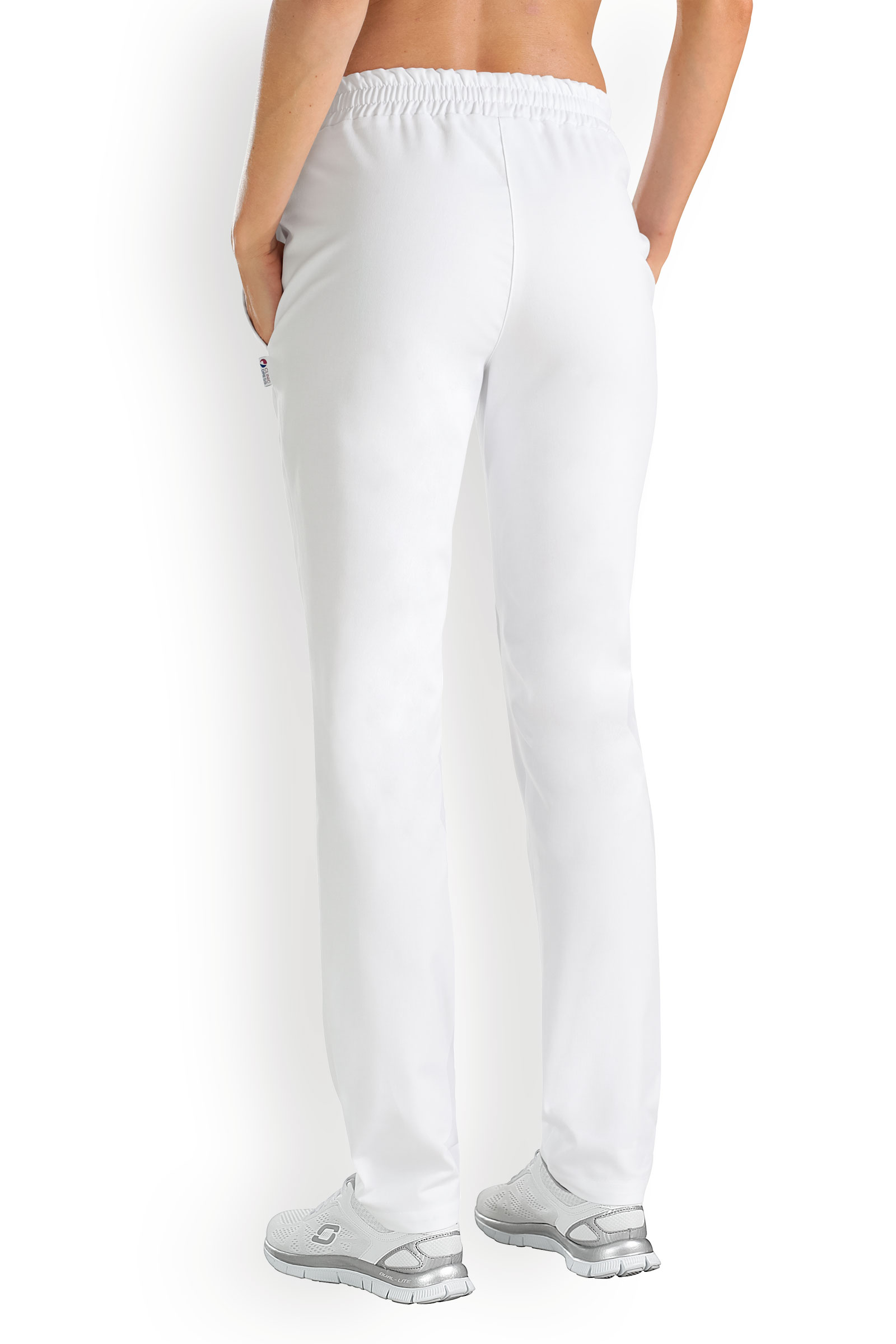 Naisten työhousut, valkoiset - Image 2