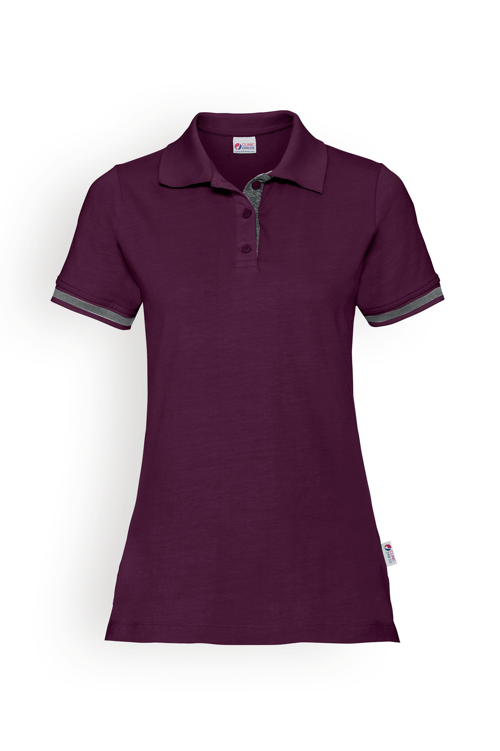 Naisten paita, luumu-tummanharmaa - Image 3