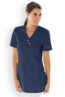 Naisten työtakki, v-kaulus, sininen
