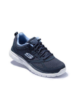 Miesten vapaa-ajan kengät Skechers, tummaansininen-vaaleansininen