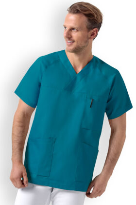 Työtakki, raglanhihat, petrooli, unisex