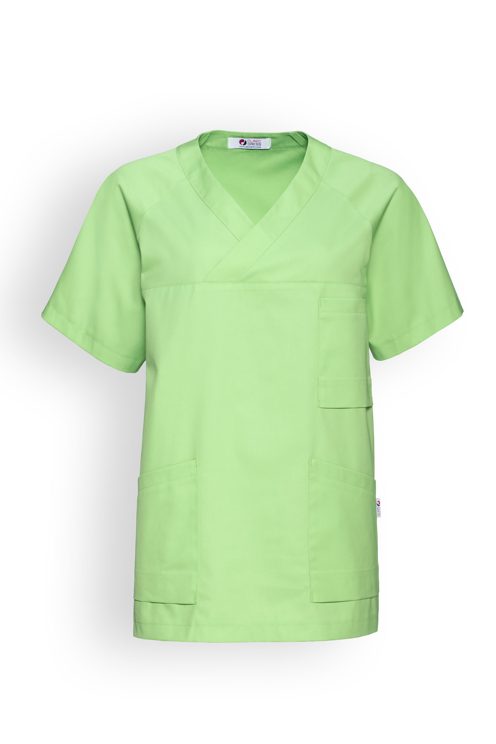 Työtakki, raglanhihat, omenanvihreä, unisex - Image 2