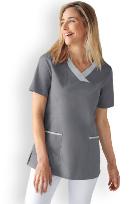Naisten työtakki, harmaa