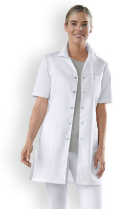 Naisten työtakki, valkoinen