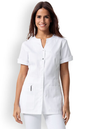 Naisten työtakki, valkoinen
