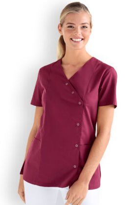 Naisten työtakki, bordoo punainen
