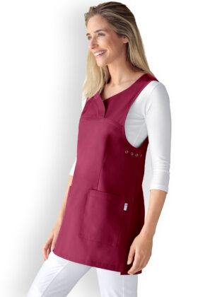 Essumekko, sivutaskut, bordoo punainen