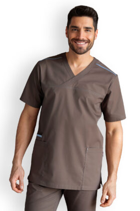 Työtakki, harmahtava ruskea, unisex