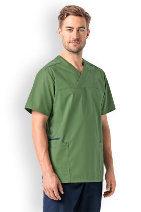 Työtakki, vihreä, stretch, unisex