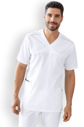 Työtakki, valkoinen-harmaa, unisex