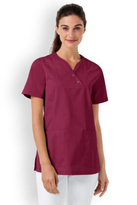 Naisten työtakki, bordoo punainen