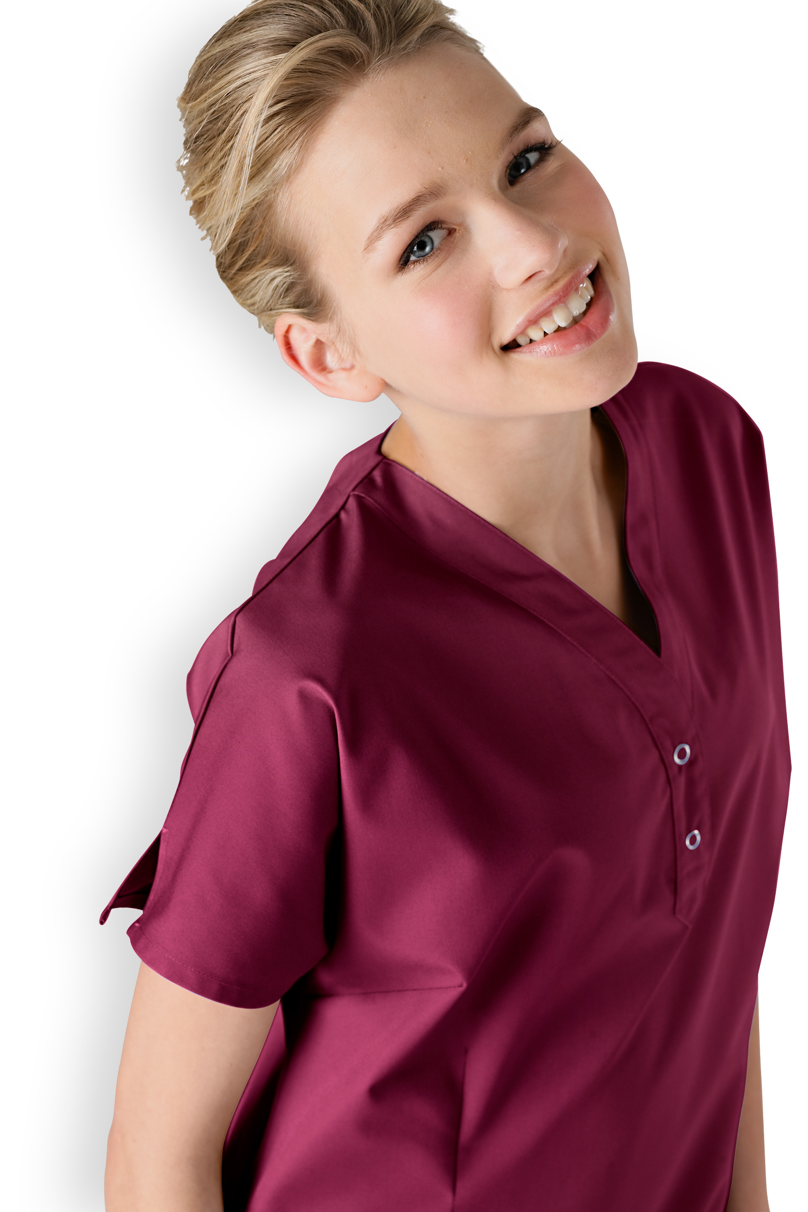 Naisten työtakki, bordoo punainen - Image 9